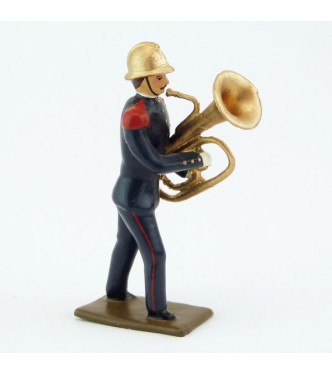Grand tuba de la Musique des Pompiers (époque 1900)