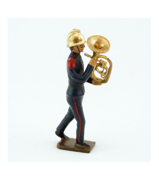 Petit tuba de la Musique des Pompiers (époque 1900)