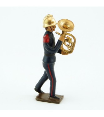 Petit tuba de la Musique des Pompiers (époque 1900)