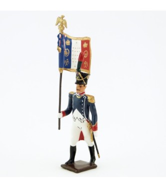 porte-drapeau des Voltigeurs de la Jeune Garde