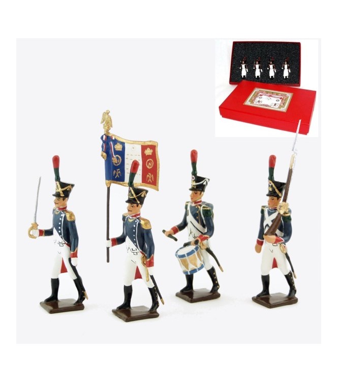 Voltigeurs de la Jeune Garde, coffret de 4 figurines
