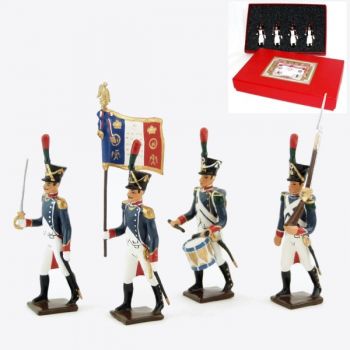 Voltigeurs de la Jeune Garde, coffret de 4 figurines