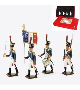 Voltigeurs de la Jeune Garde, coffret de 4 figurines