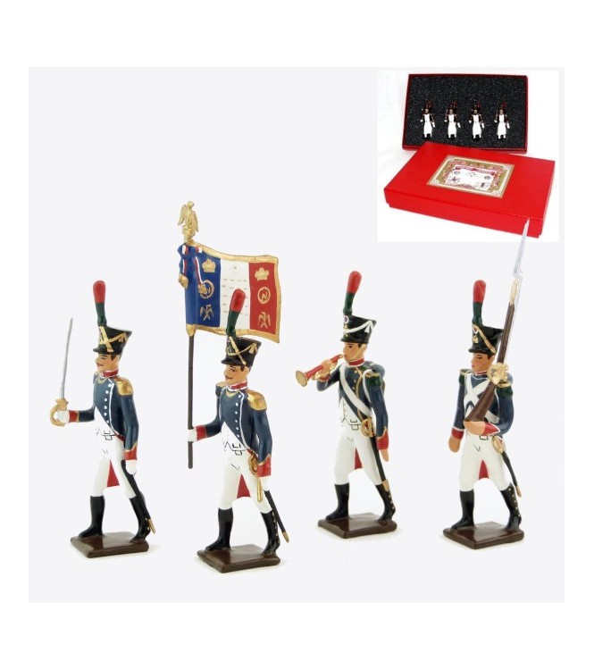 Voltigeurs de la Jeune Garde, coffret de 4 figurines