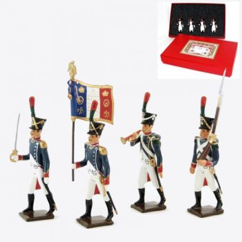Voltigeurs de la Jeune Garde, coffret de 4 figurines