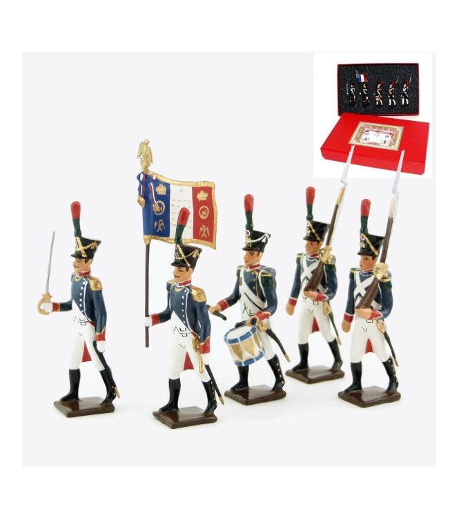 Voltigeurs de la Jeune Garde, coffret de 5 figurines