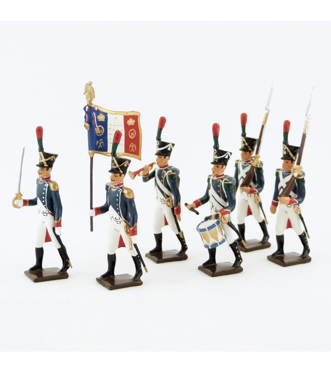 Voltigeurs de la Jeune Garde, ensemble de 6 figurines