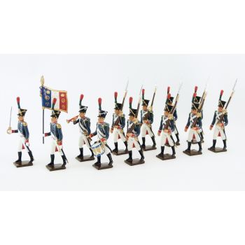 Voltigeurs de la Jeune Garde, ensemble de 12 figurines
