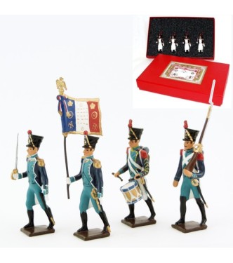 Canonniers Garde-Côtes (1810-1813), coffret de 4 figurines