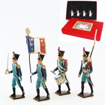 Canonniers Garde-Côtes (1810-1813), coffret de 4 figurines