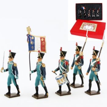 Canonniers Garde-Côtes (1810-1813), coffret de 5 figurines