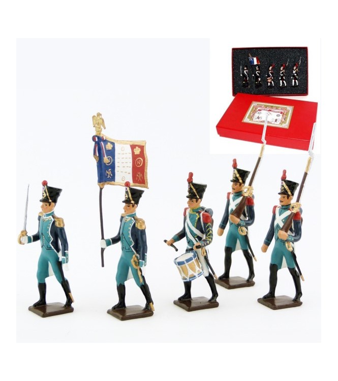Canonniers Garde-Côtes (1810-1813), coffret de 5 figurines