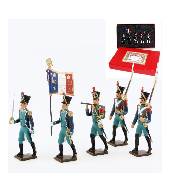 Canonniers Garde-Côtes (1810-1813), coffret de 5 figurines
