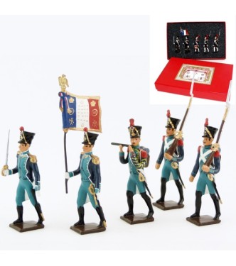 Canonniers Garde-Côtes (1810-1813), coffret de 5 figurines