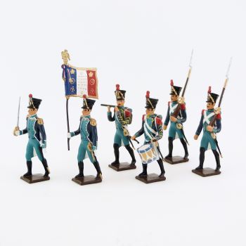 Canonniers Garde-Côtes (1810-1813), ensemble de 6 figurines