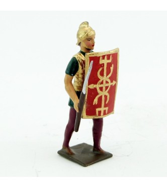 romain de la tortue, avec bouclier à la main gauche