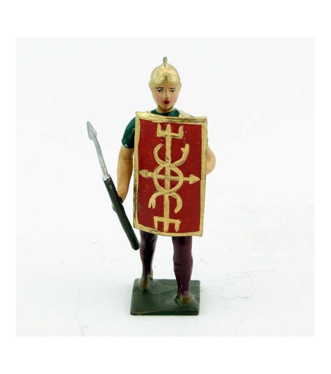 romain de la tortue, avec bouclier à la main gauche