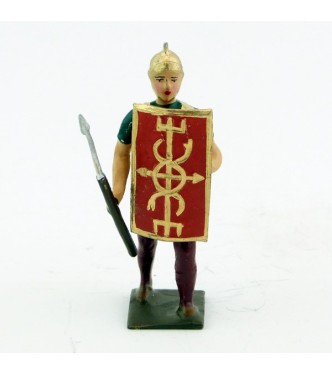 romain de la tortue, avec bouclier à la main gauche