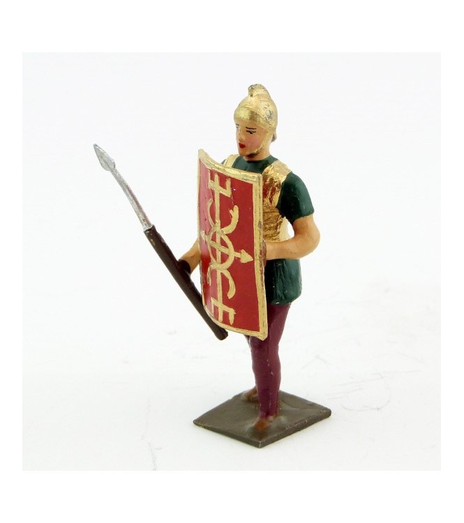 romain de la tortue, avec bouclier à la main gauche