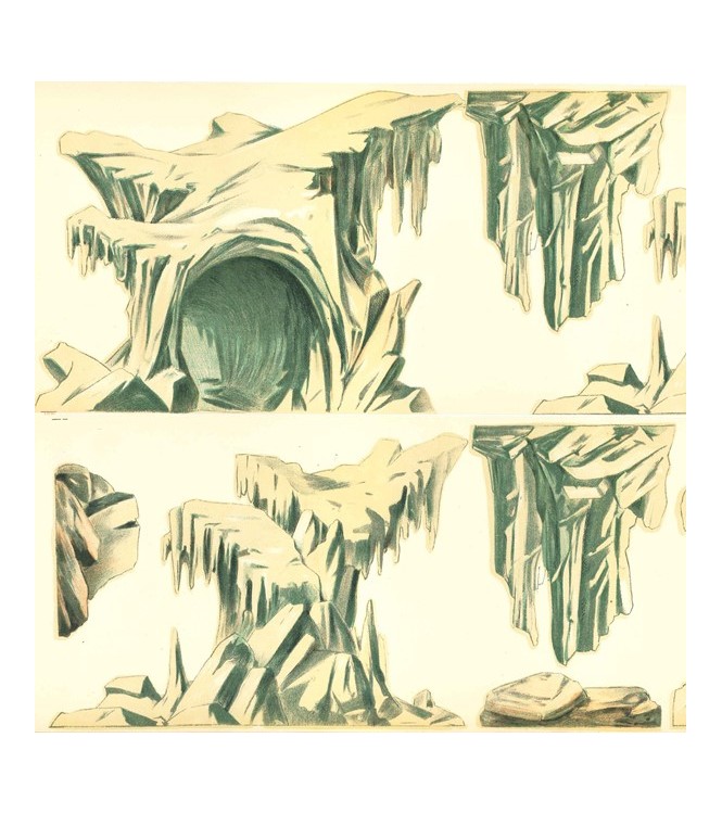 Icebergs / rochers (à découper) (l. 60 x h. 14 cm)