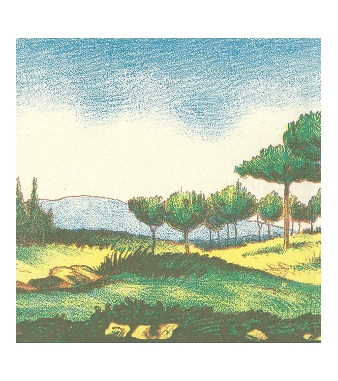 Forêt (Sapins) (l. 88 x h. 13 cm)