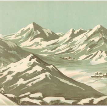 Montagnes (l. 63 x h. 7 cm)