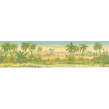 Afrique (palmiers) (l. 62 x h. 12 cm)