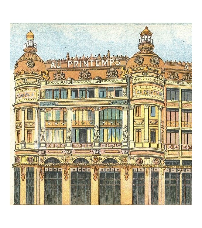 Paris, bâtiments haussmanniens II (l. 58 x h. 12,5 cm)