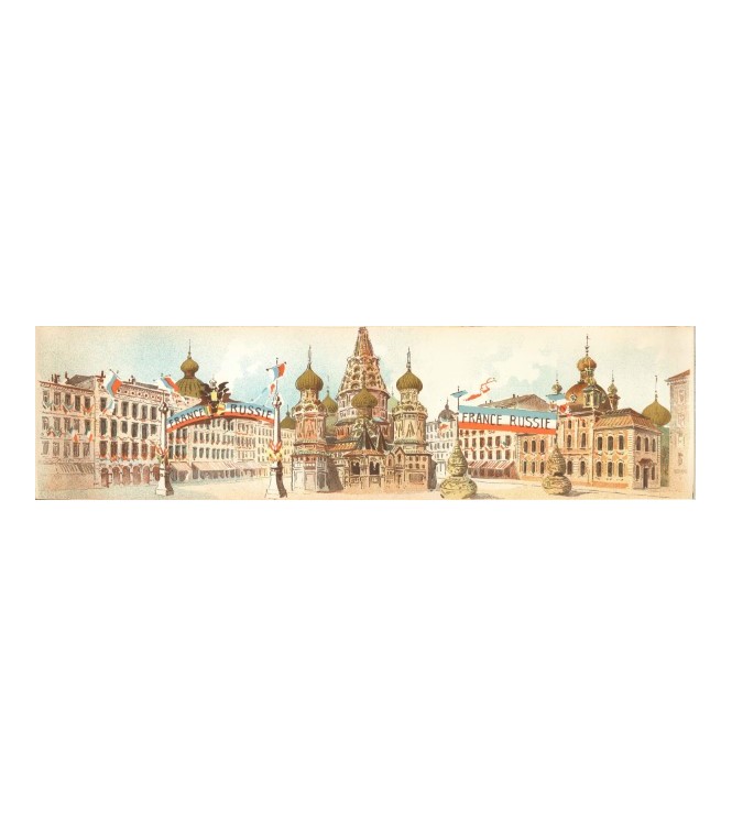 France - Russie (l. 60 x h. 16 cm)