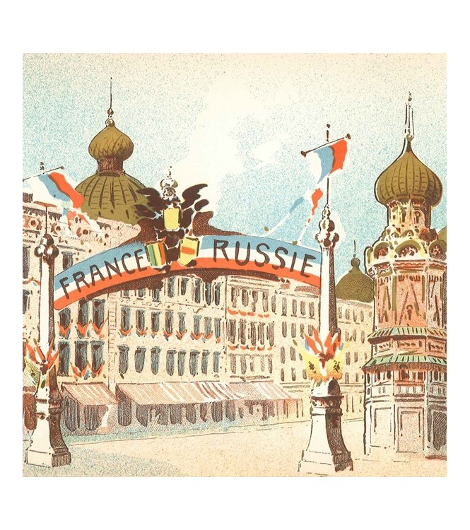 France - Russie (l. 60 x h. 16 cm)