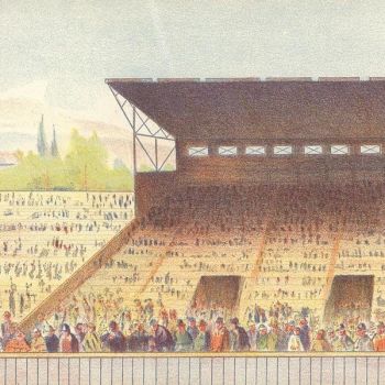 Stade avec tribune (l. 60 x h. 12 cm)