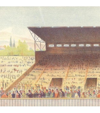 Stade avec tribune (l. 60 x h. 12 cm)