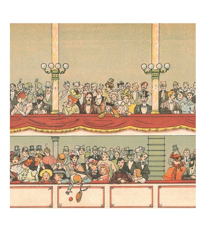 Cirque, tribunes (l. 60 x h. 14 cm)