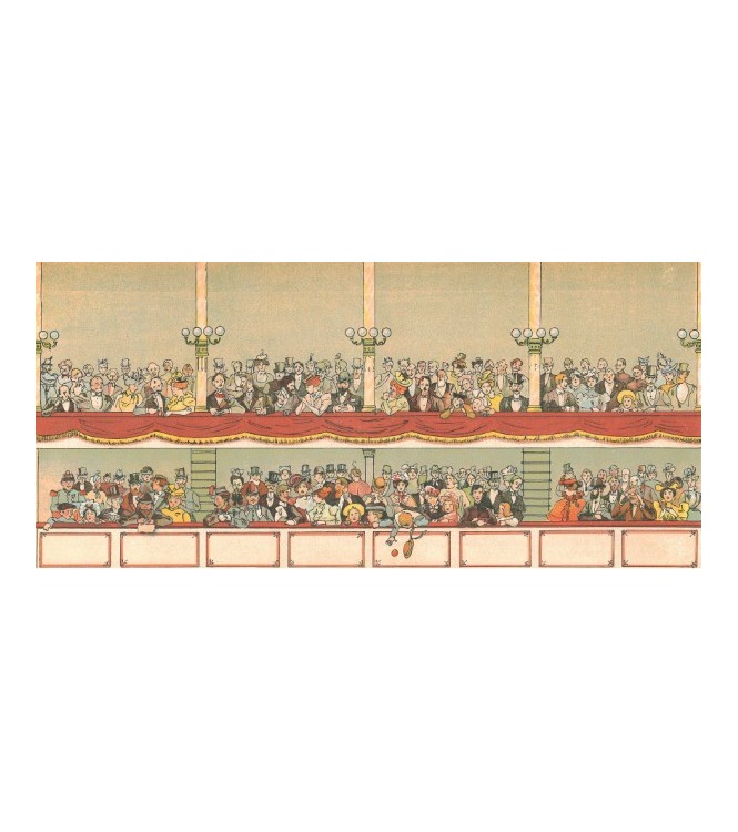 Cirque, tribunes (l. 60 x h. 14 cm)