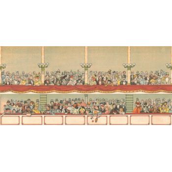 Cirque, tribunes (l. 60 x h. 14 cm)