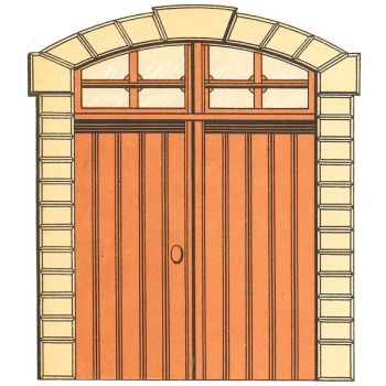 portes intérieures (x 2), portes cochères (x 4), grande porte (x 1), petites por