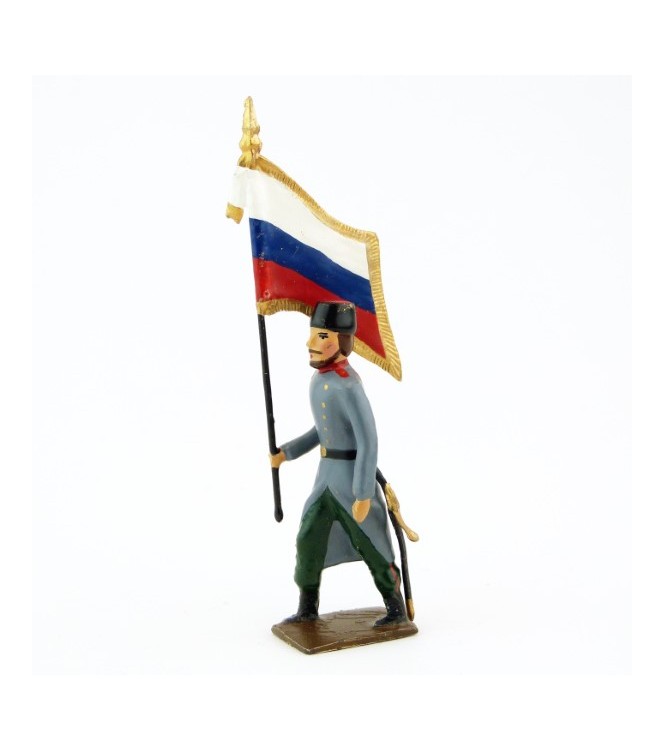 drapeau de l'infanterie russe en Chapska (Toque)