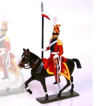 cavalier du 2e rgt de chevau-legers lanciers (hollandais), lanciers rouges (1812