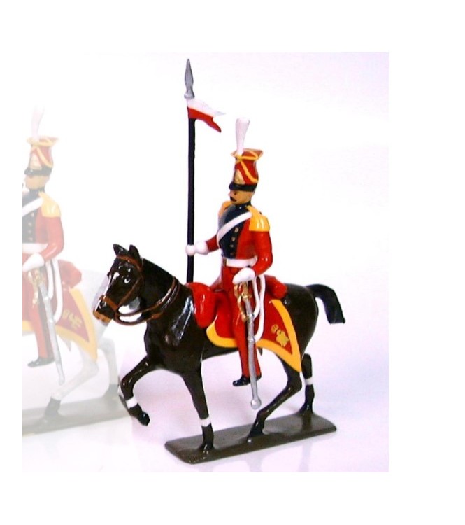 cavalier du 2e rgt de chevau-legers lanciers (hollandais), lanciers rouges (1812