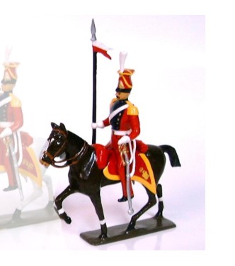cavalier du 2e rgt de chevau-legers lanciers (hollandais), lanciers rouges (1812