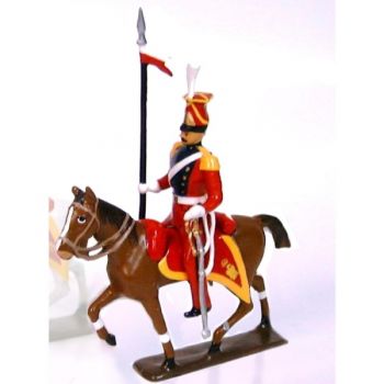 cavalier du 2e rgt de chevau-legers lanciers (hollandais), lanciers rouges (1812