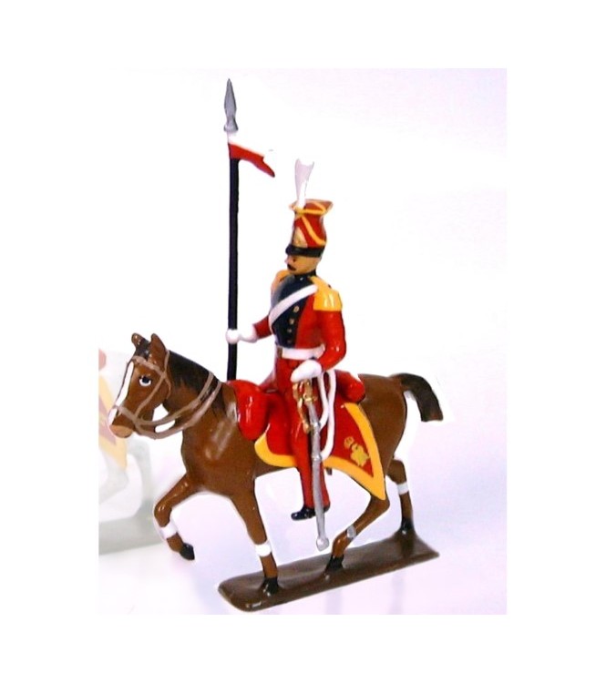 cavalier du 2e rgt de chevau-legers lanciers (hollandais), lanciers rouges (1812
