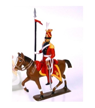cavalier du 2e rgt de chevau-legers lanciers (hollandais), lanciers rouges (1812