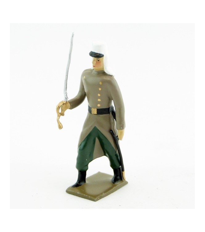 officier de la légion étrangère en capote