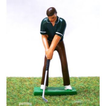 golfeur au Putting (GF03)