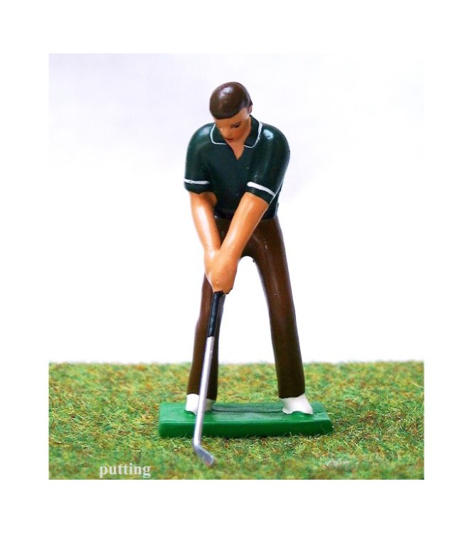 golfeur au Putting (GF03)