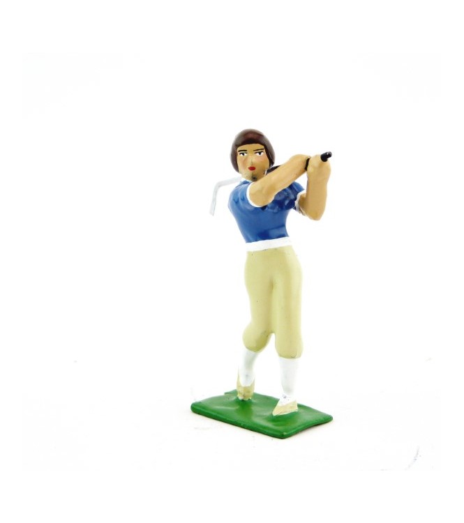 golfeuse en fin de swing