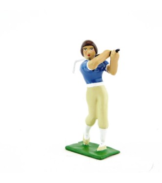 golfeuse en fin de swing