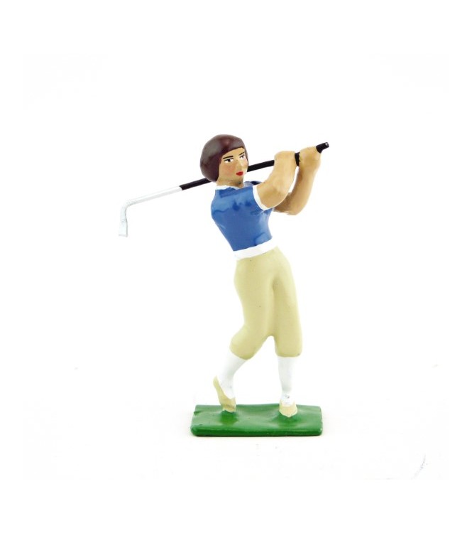 golfeuse en fin de swing