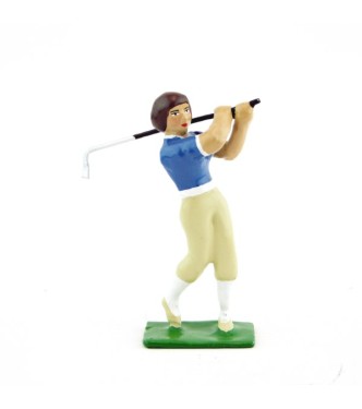 golfeuse en fin de swing